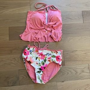 Coral reef 2 pc swimsuit